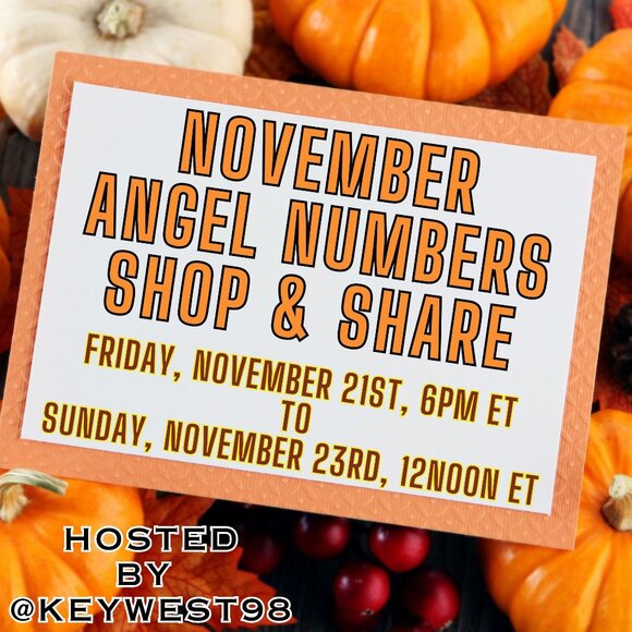π¦πDATE CHANGES ~ NOVEMBER ANGELS SHOP & SHARE EVENTππ¦ - Picture 1 of 8